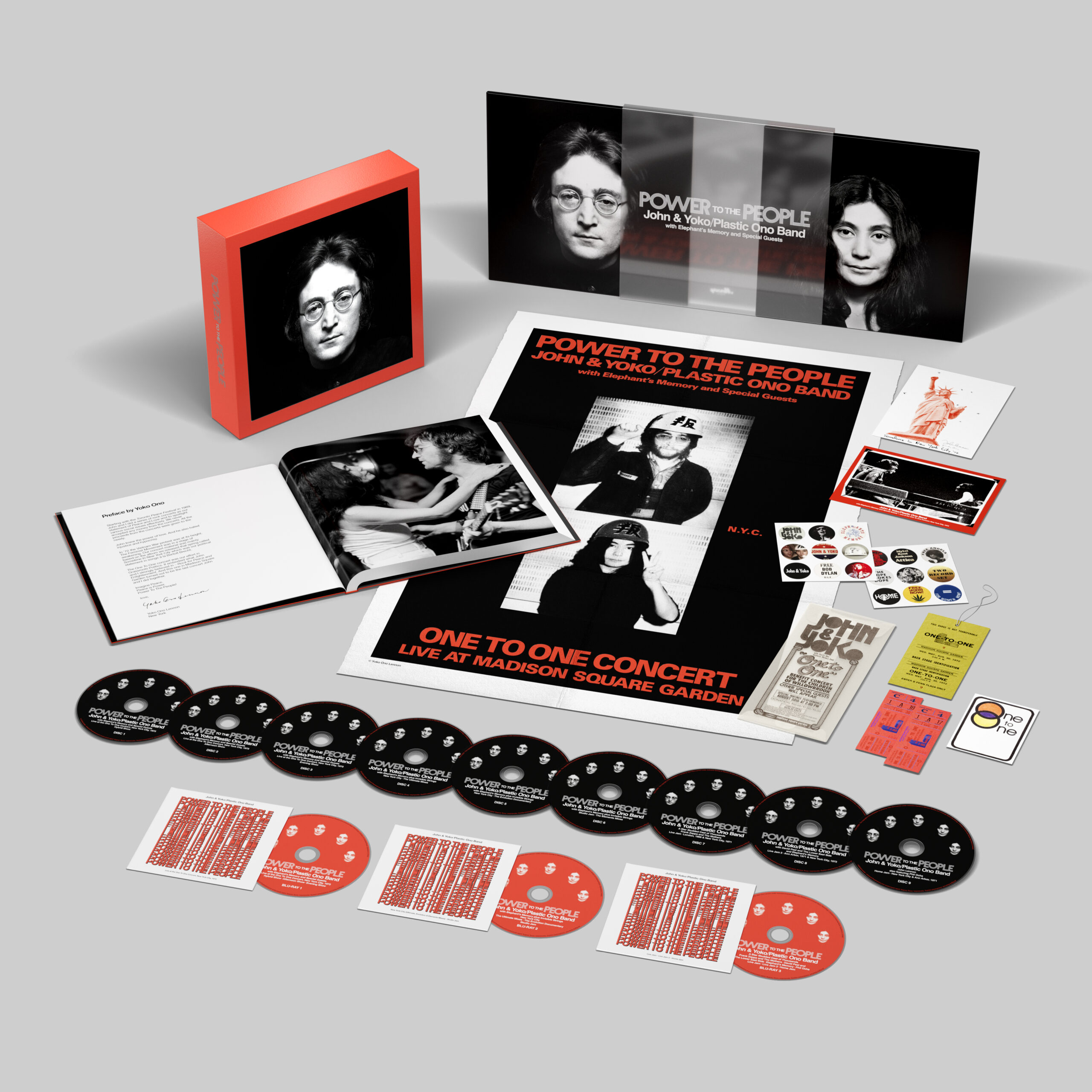John Lennon & Yoko Ono - Power To The People Deluxe Edition (3 Blu-Ray Audio + 9 CD + Book)