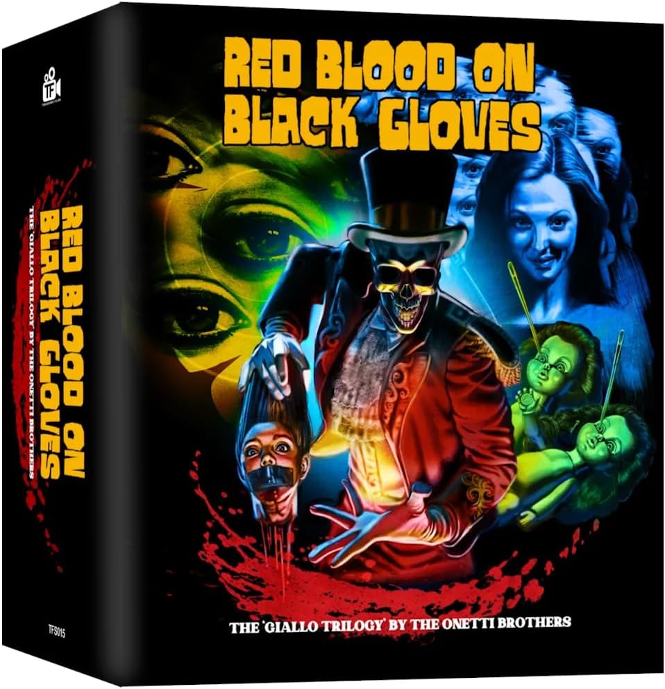 Red Blood on Black Gloves: The Giallo Trilogy (Import UK) (3 Blu-Ray Disc + 3 CD) — Cofanetti & Box Set Deluxe