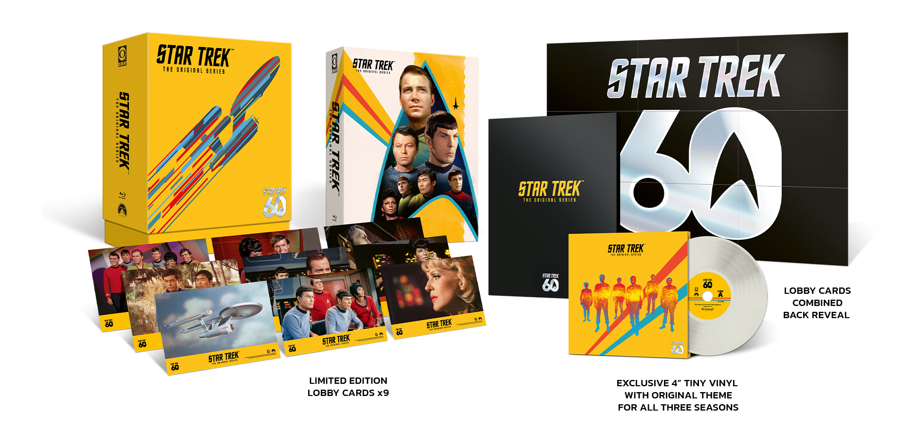 Star Trek: The Original Series - Collector's Edition 60 Anniversario (20 Blu-Ray Disc) — Steelbook Blu-ray
