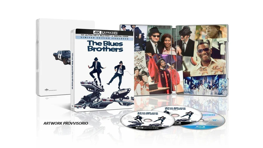 The Blues Brothers (4K Ultra HD + Blu-Ray Disc + Bonus Disc - SteelBook)