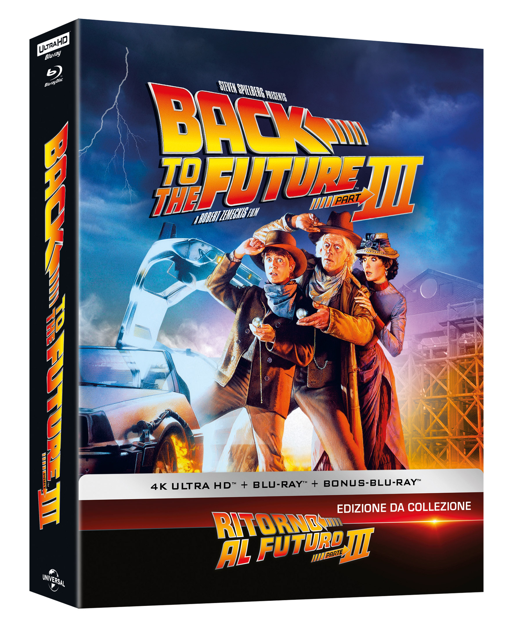 Ritorno al Futuro 3 (4K Ultra HD + Blu-Ray Disc + Bonus Disc + Gifts - SteelBook)