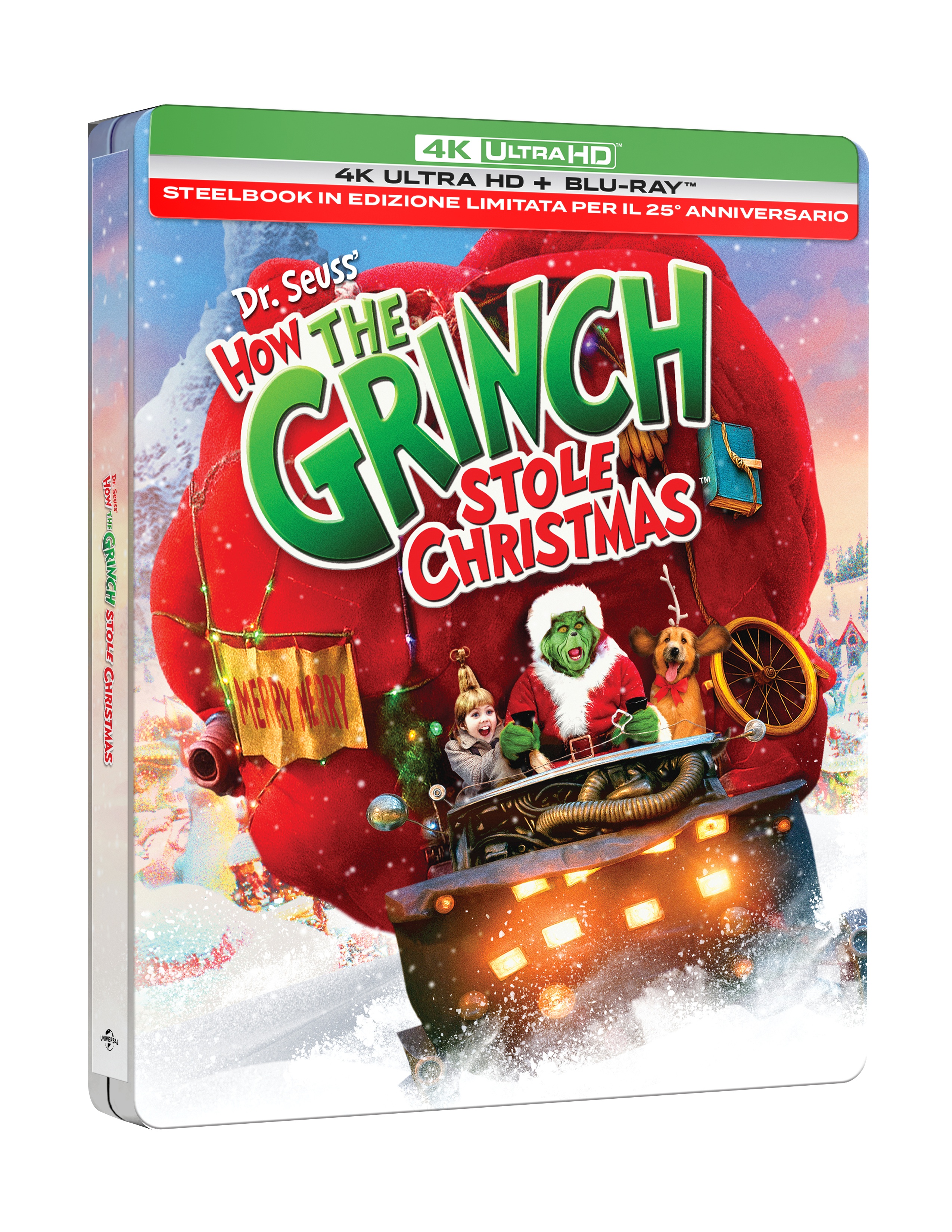 Il Grinch (2000) - Edizione 25° Anniversario (4K Ultra HD + Blu-Ray Disc - SteelBook)