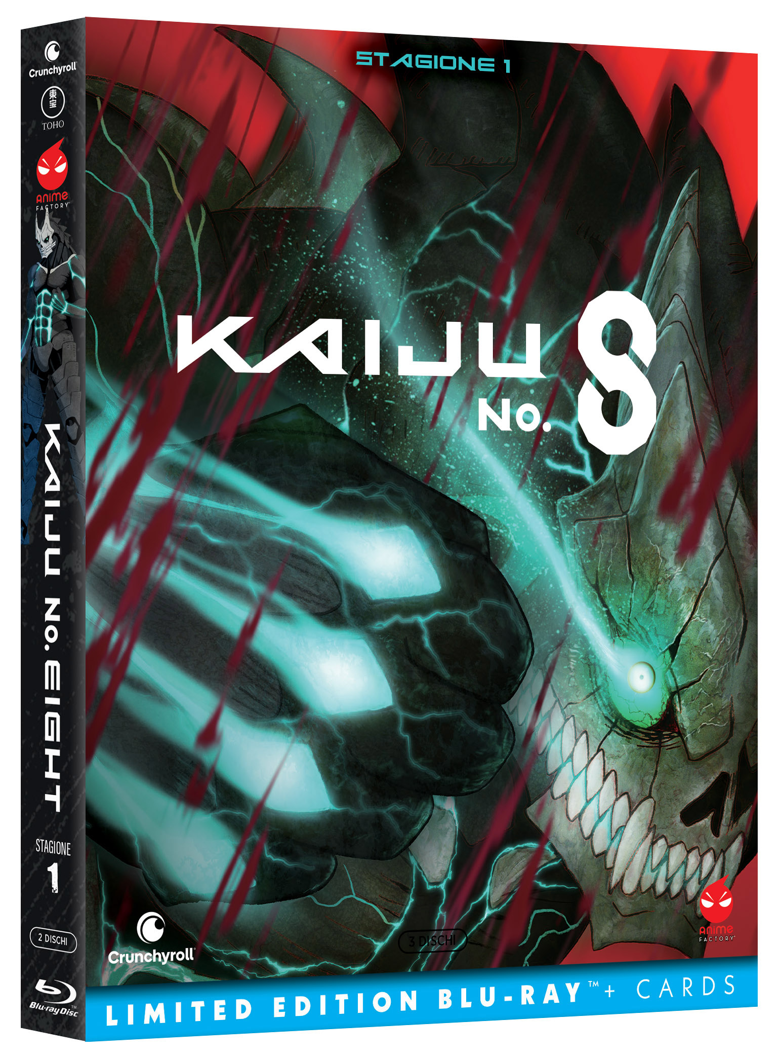 Kaiju No. 8 - Stagione 1 - Limited Edition (2 Blu-Ray Disc + Cards + Book)