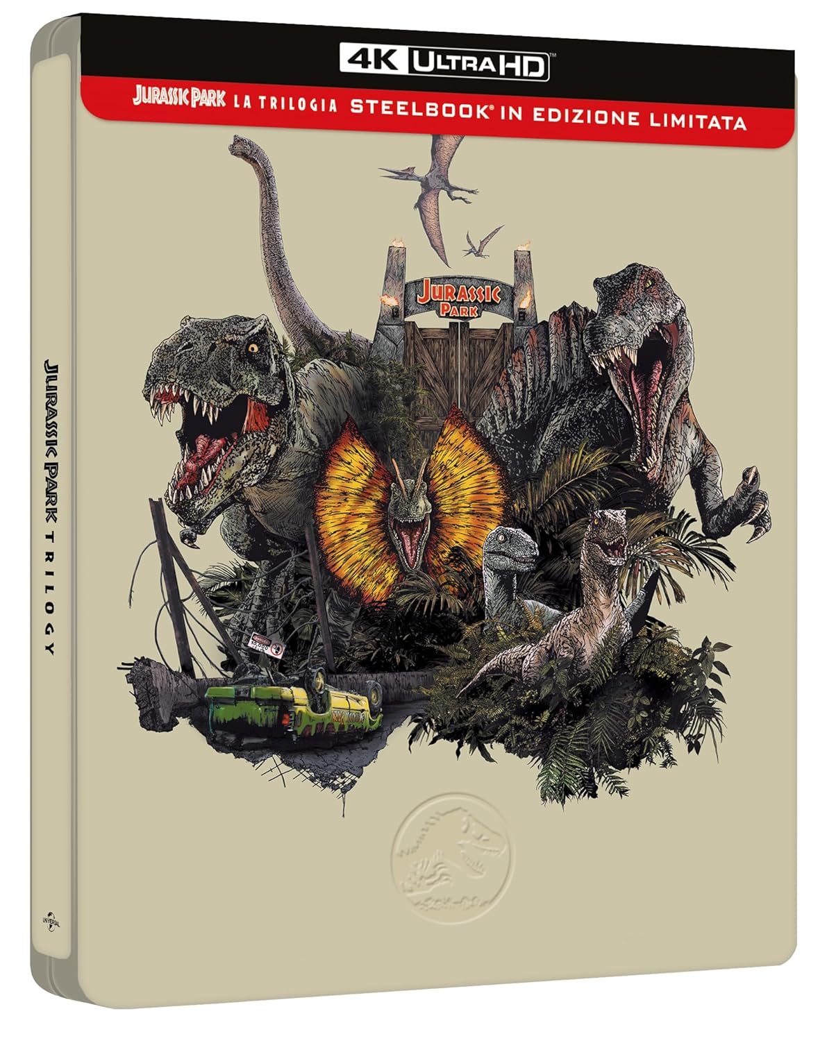 Jurassic Park - Trilogy - Edizione Limitata (3 4K Ultra HD - SteelBook)