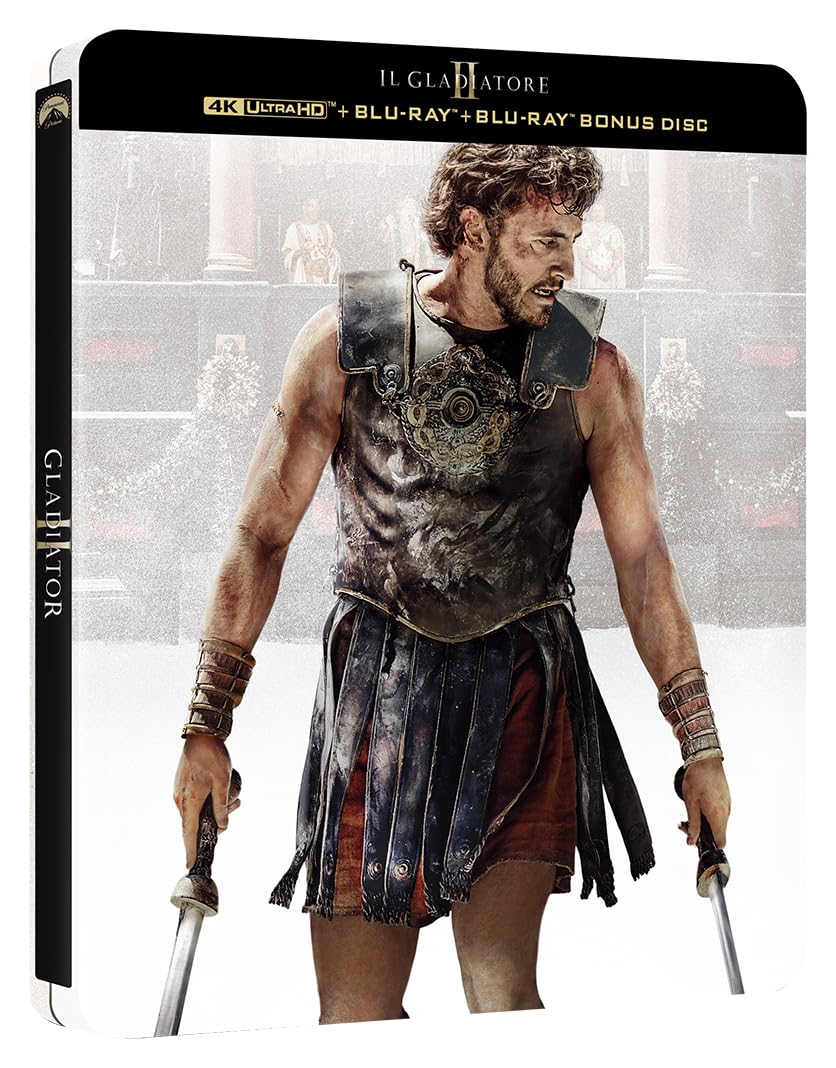 Il gladiatore II (4K Ultra HD + 2 Blu-Ray Disc + 6 Card + Poster - Steelbook)