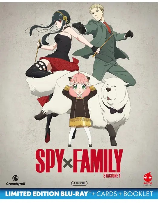 Spy x Family - Stagione 1 - Edizione Limited (4 Blu-Ray Disc + Cards + Booklet)