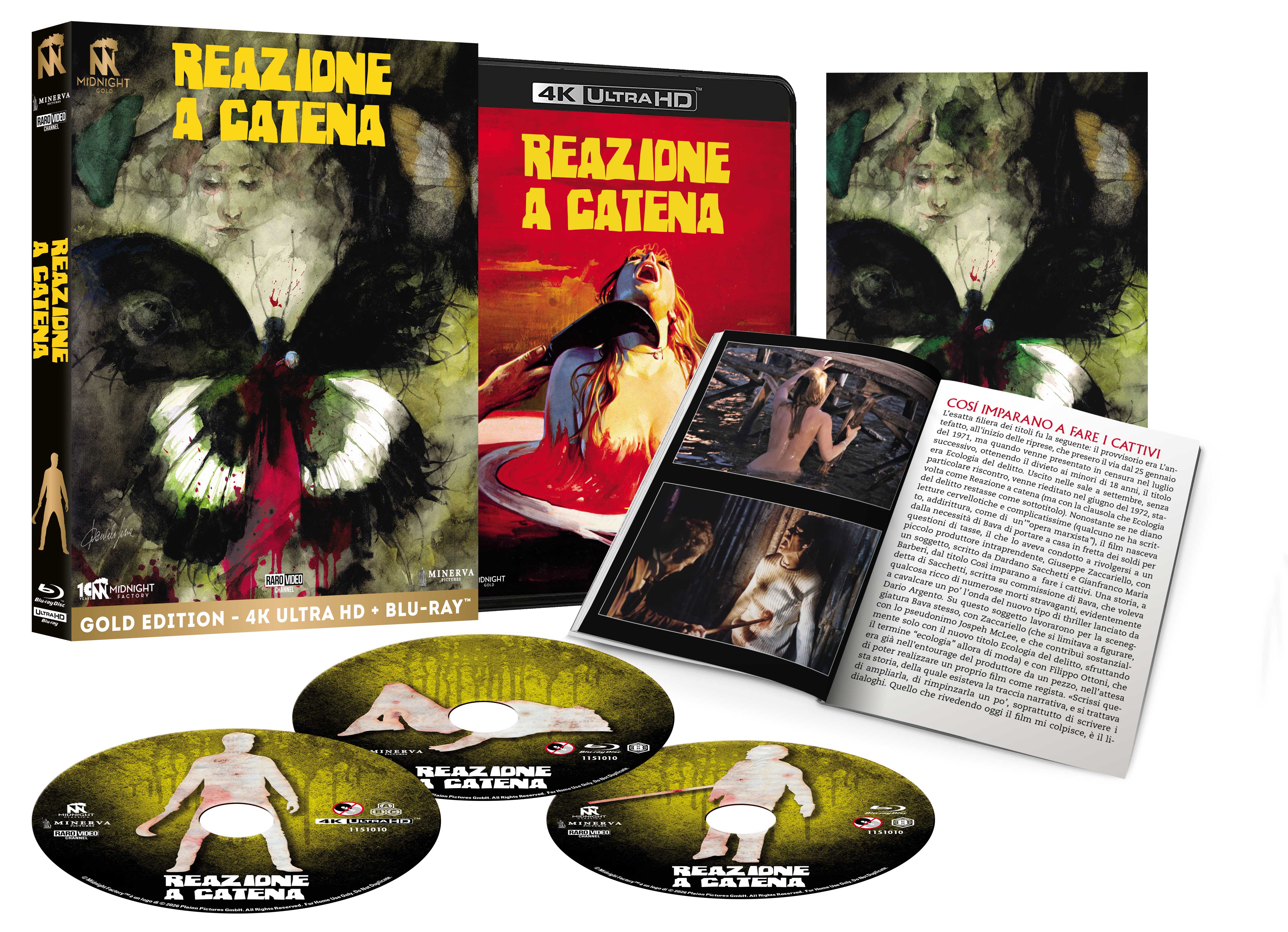 Reazione a catena - Gold Edition (4K Ultra HD + 2 Blu-Ray Disc + Card + Booklet)