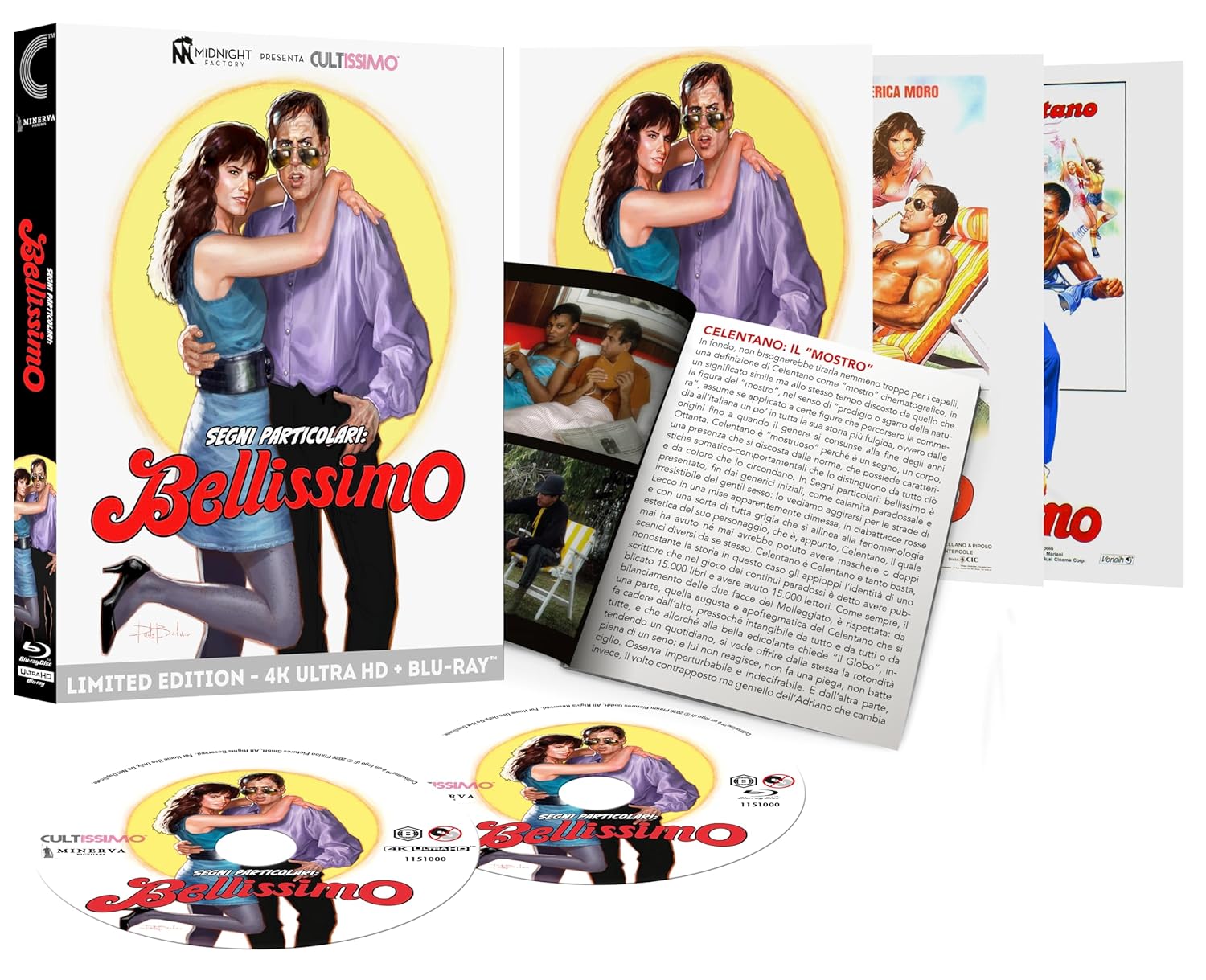 Segni particolari: Bellissimo - LE (Cultissimo) (4K Ultra HD + Blu-Ray Disc + Booklet + Card)