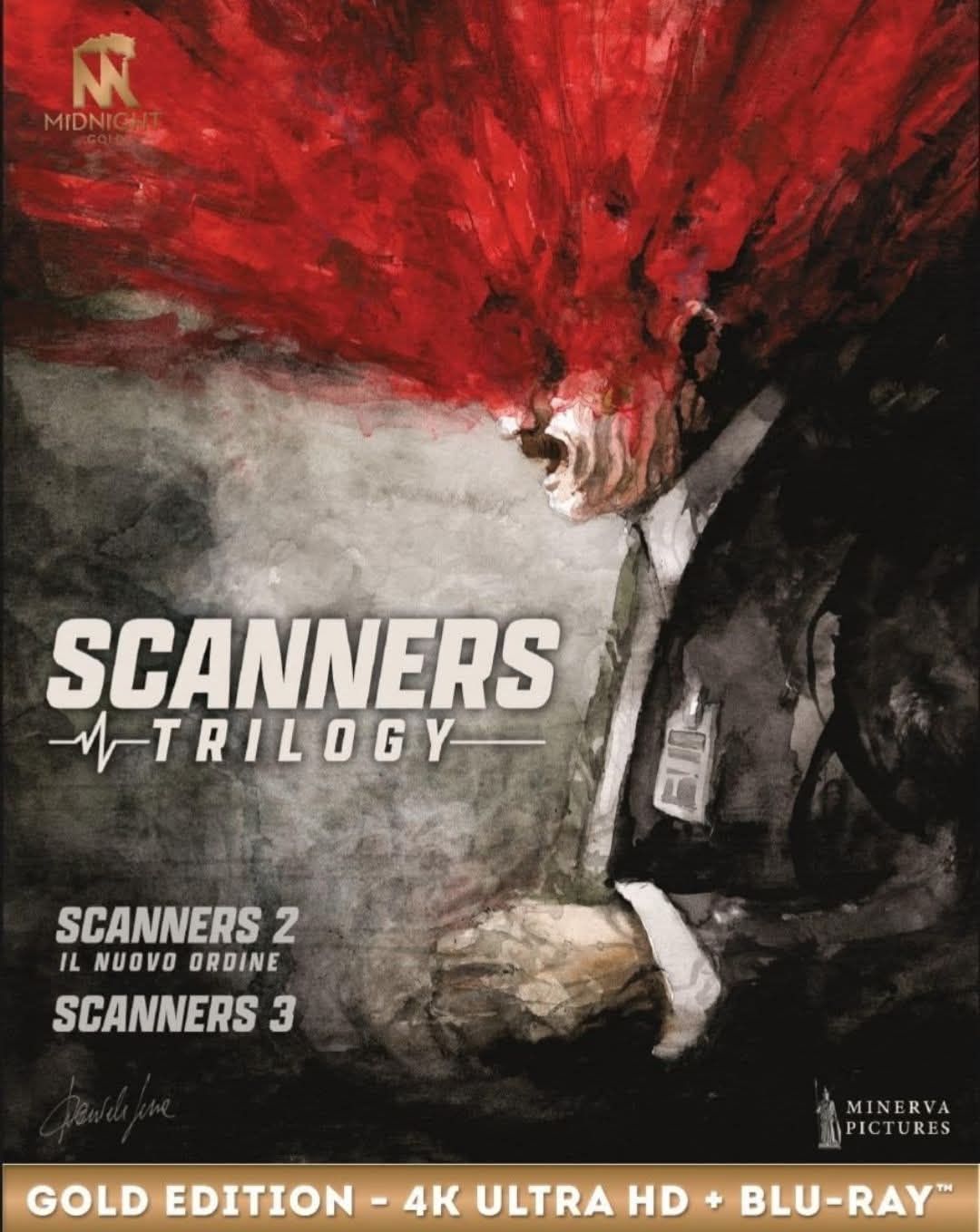 Scanners Trilogy - Gold Edition (4K Ultra HD + 4 Blu-Ray Disc + Card + Booklet)