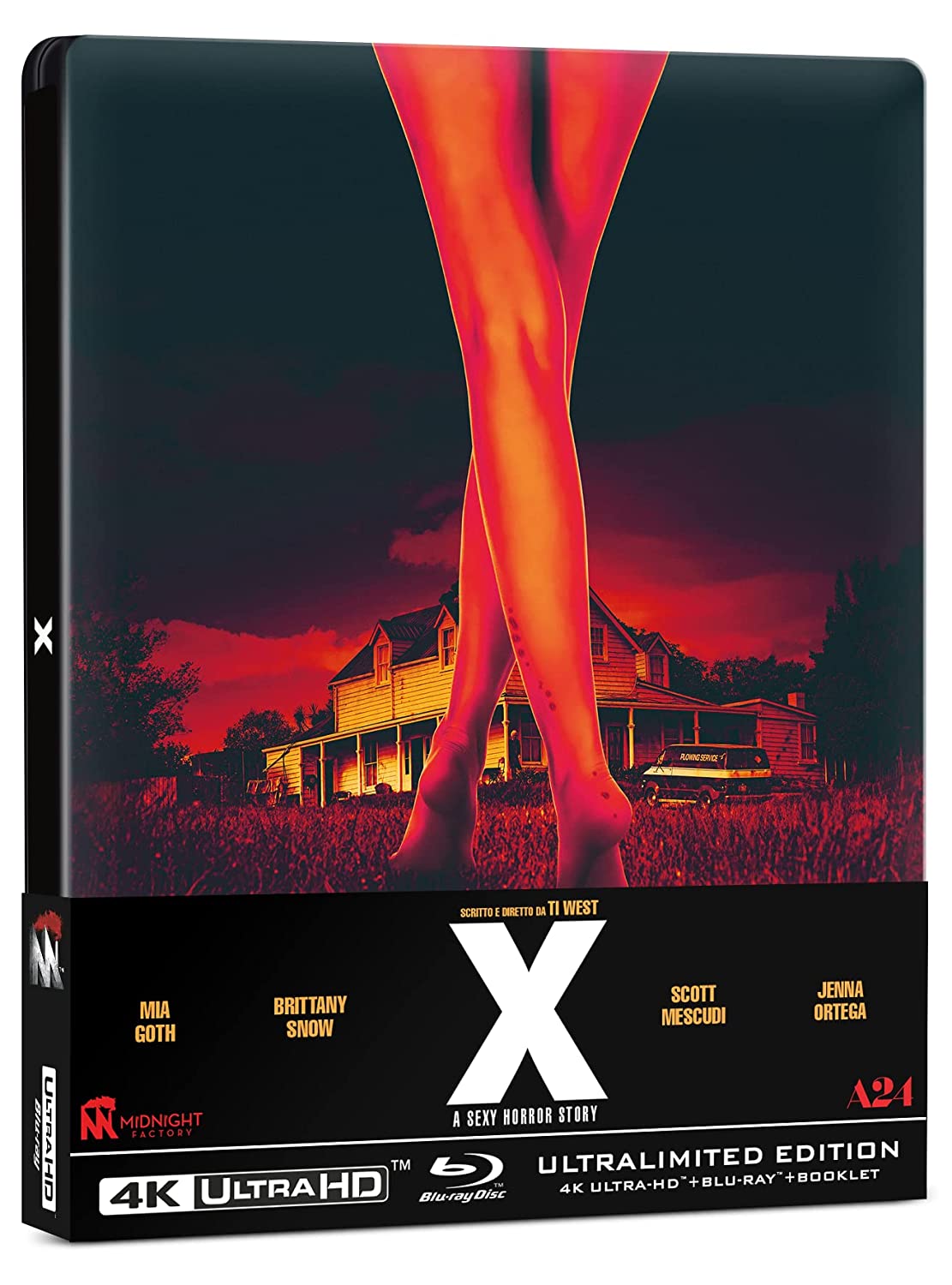 X - A sexy horror story - UltraLimited Edition (4K Ultra HD + Blu-Ray Disc - SteelBook)