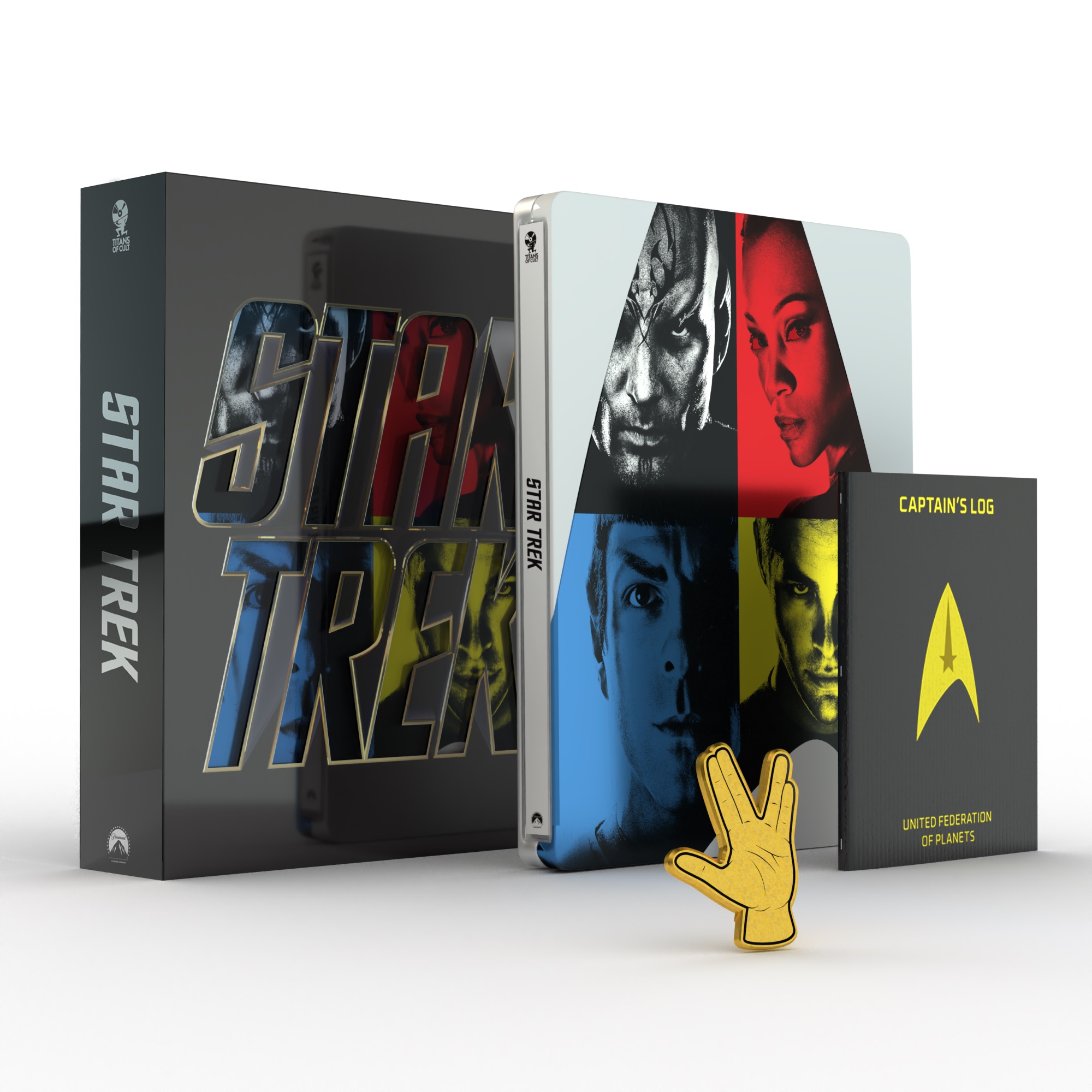Star Trek (2009) (Titans of Cult) (4K Ultra HD + Blu-Ray Disc - SteelBook)