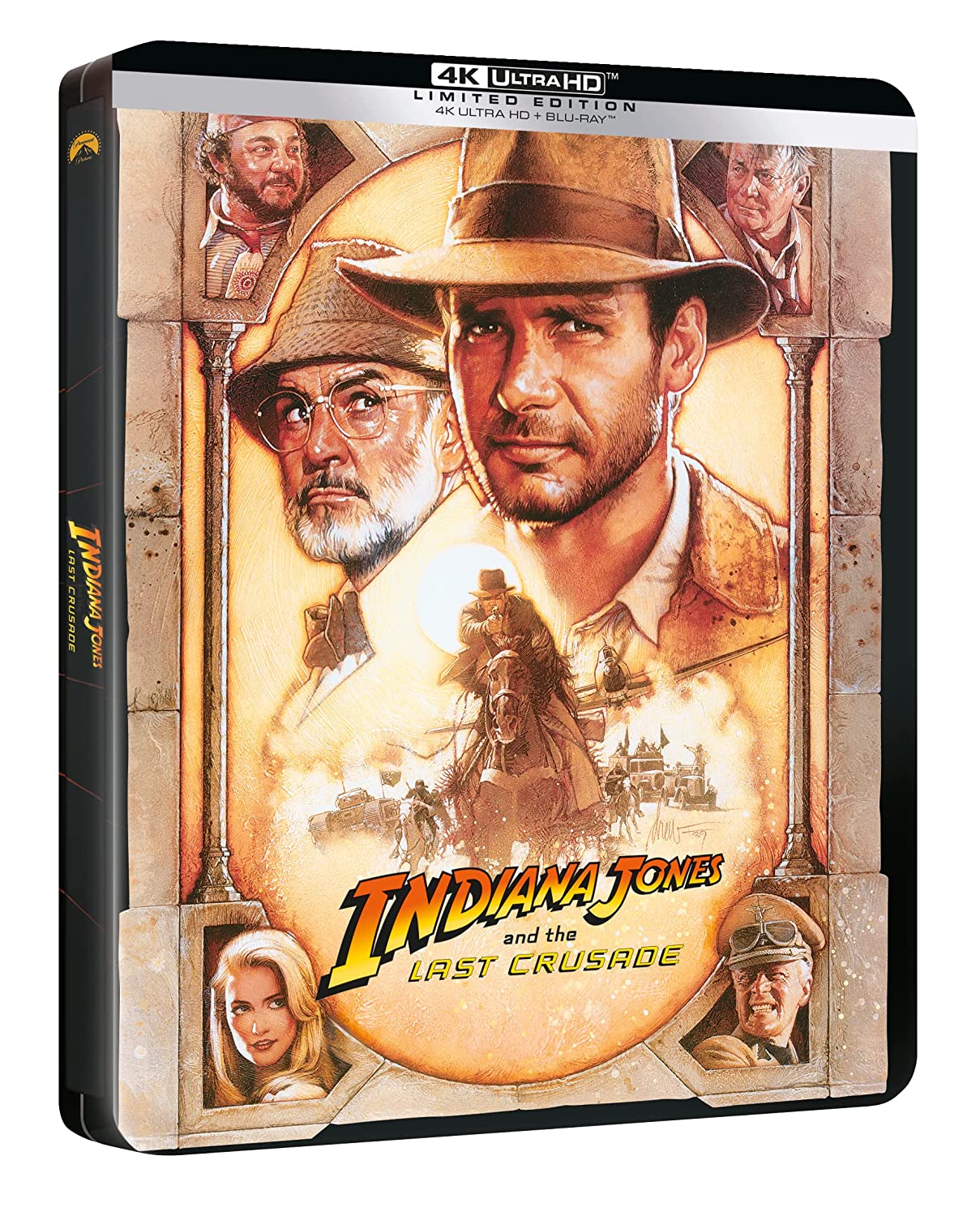 Indiana Jones e l'ultima crociata (4K Ultra HD + Blu-Ray Disc - SteelBook)