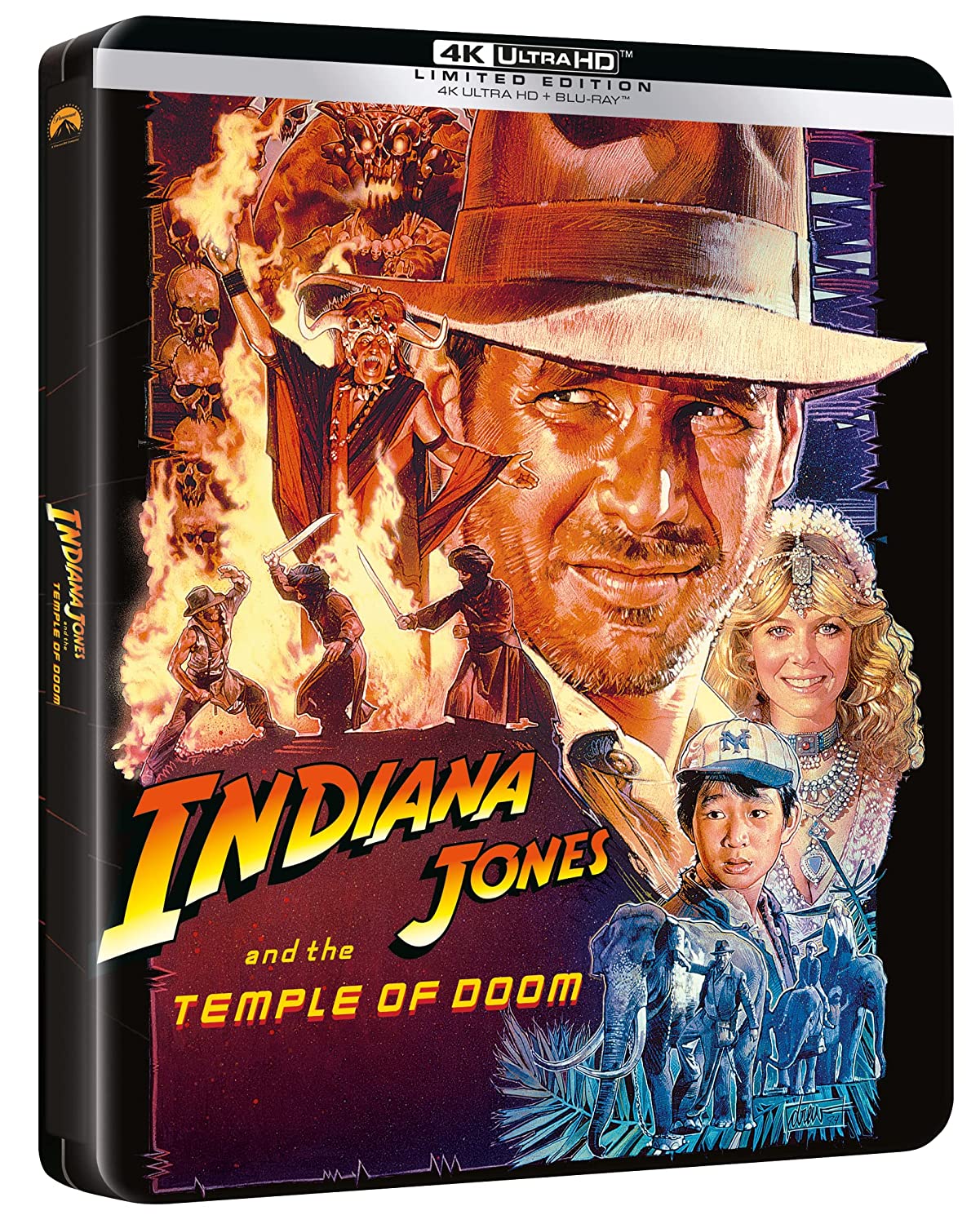 Indiana Jones e il Tempio Maledetto (4K Ultra HD + Blu-Ray Disc - SteelBook)