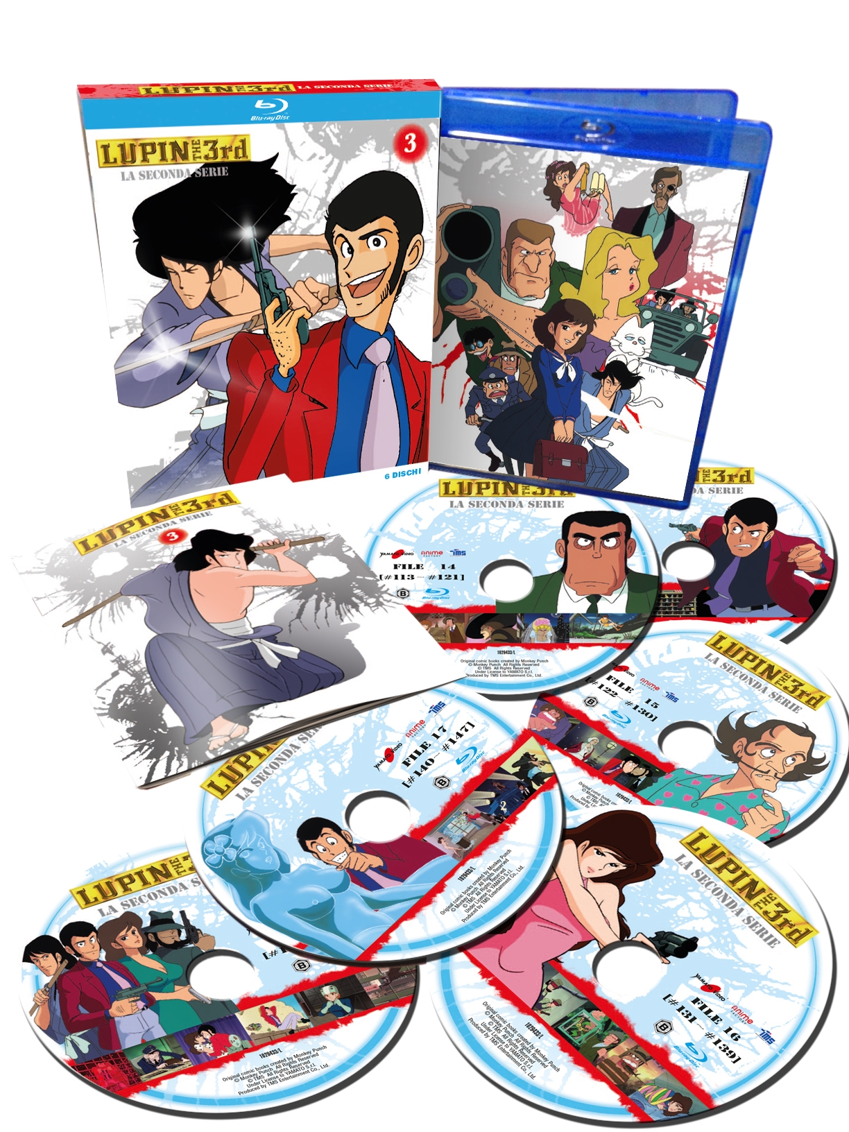Lupin III - La seconda Serie - Vol. 3 (6 Blu-Ray Disc)