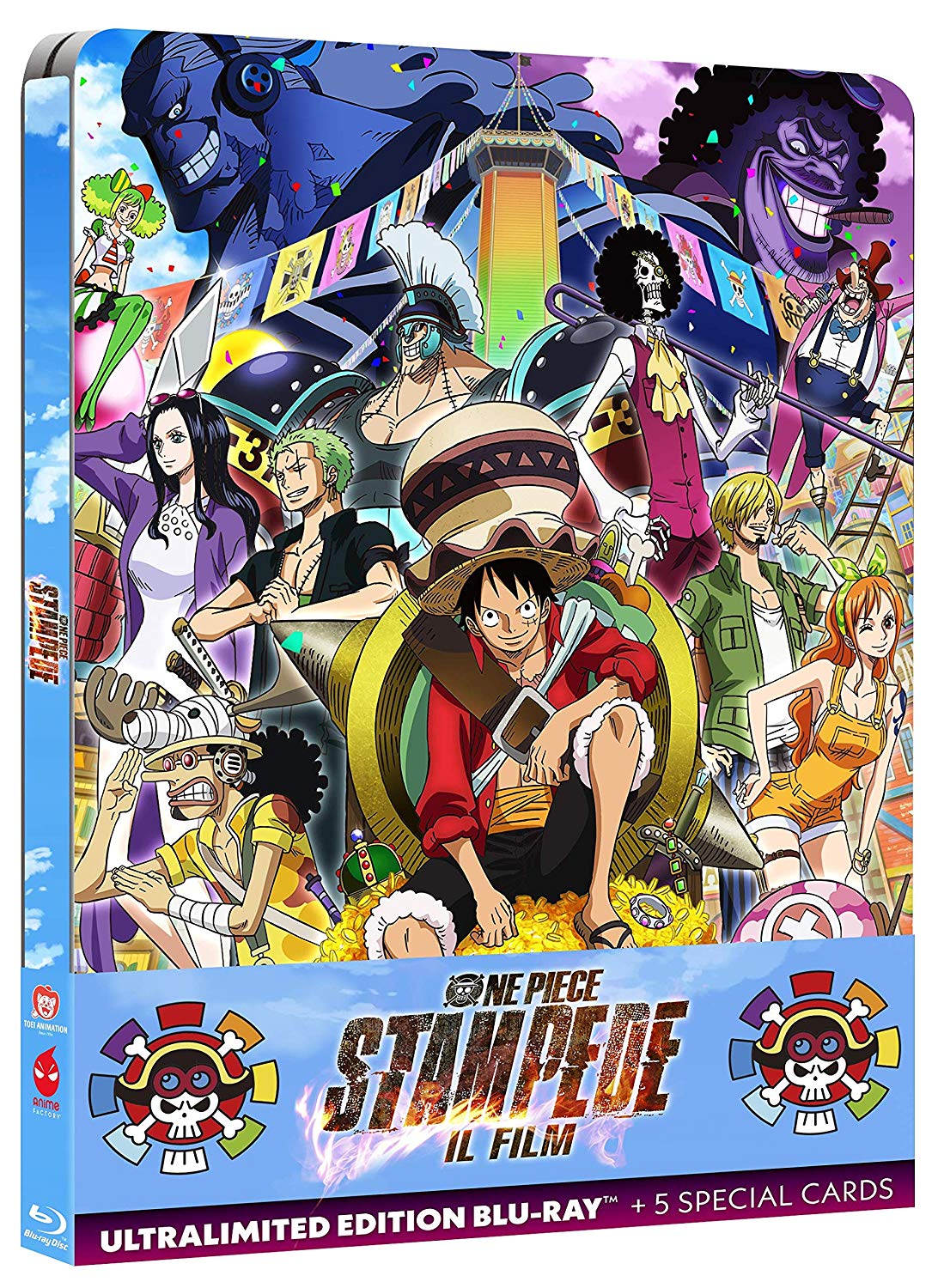 One Piece Stampede - Il Film - UltraLimited Edition (Blu-Ray Disc - SteelBook + 5 Cards)