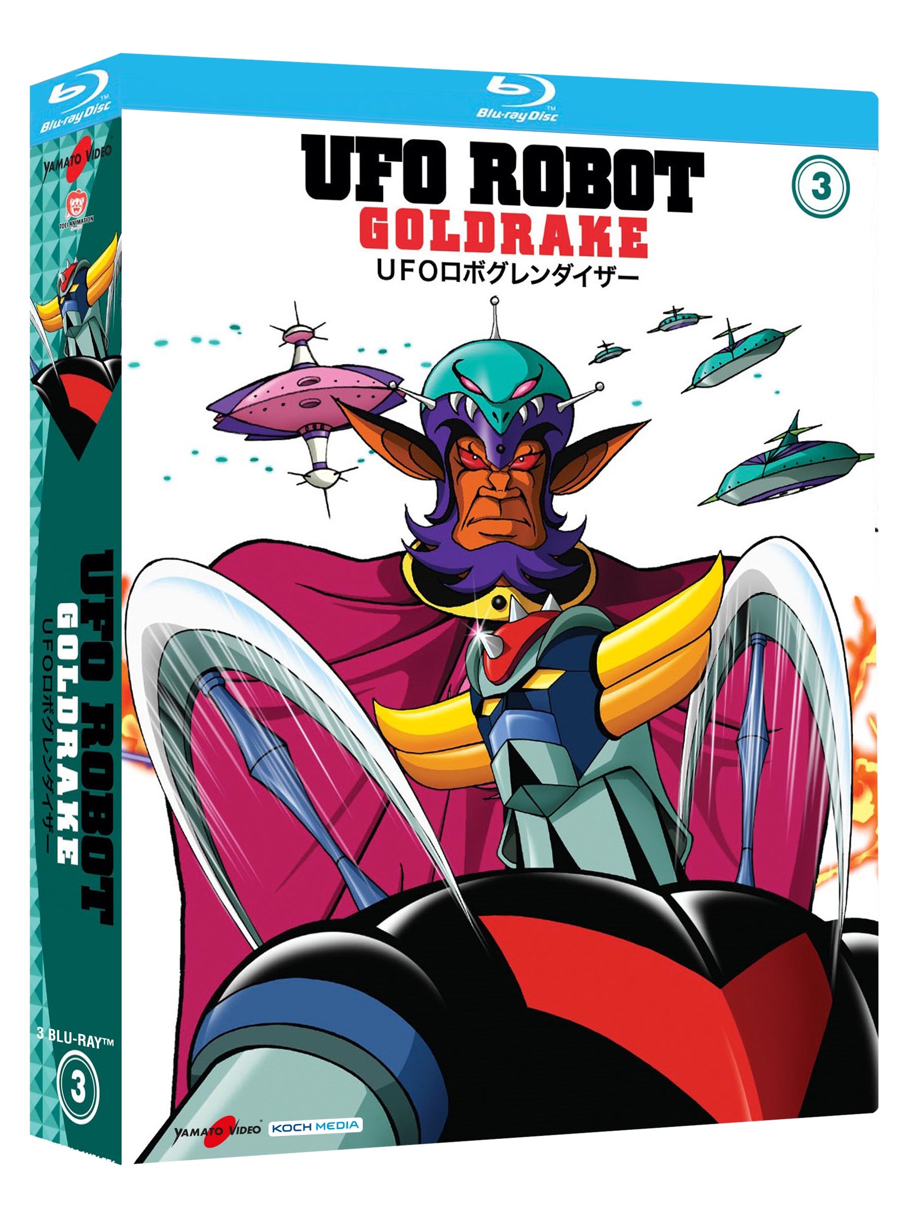 Ufo Robot Goldrake - Volume 3 (3 Blu-Ray Disc)