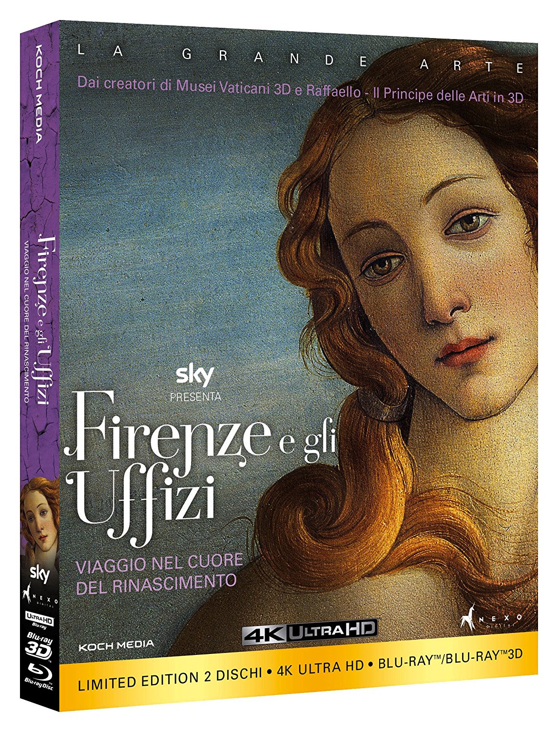 Firenze e gli Uffizi 3D/4K - Limited Edition (La Grande Arte) (4K Ultra HD + Blu-Ray Disc 3D/2D)