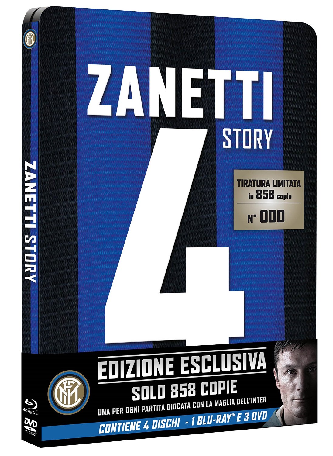 Zanetti Story - Edizione Esclusiva 858 Copie Numerate (Blu-Ray Disc + 3 DVD - SteelBook)