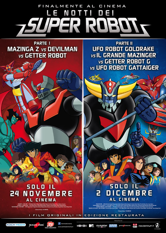 Go Nagai Super Robot Movie Collection - Limited Edition (2 Blu-Ray Disc + DVD - Steelbook)