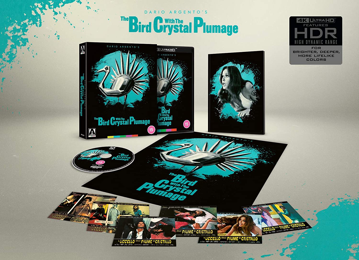 The Bird with the Crystal Plumage (L'uccello dalle piume di cristallo) (Import UK) (4K Ultra HD)