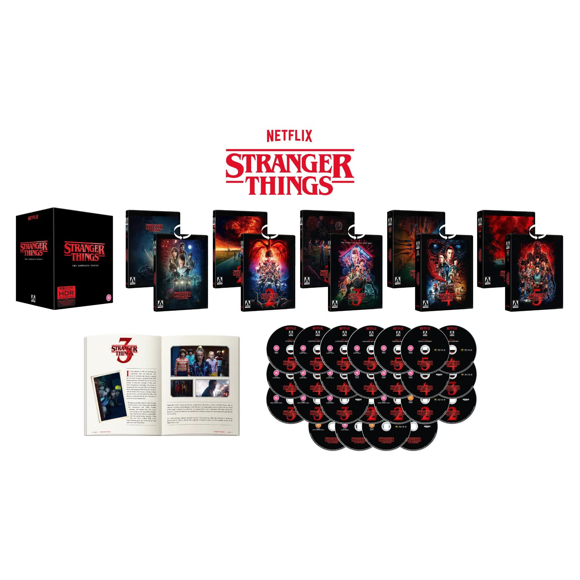 Stranger Things Seasons 1 to 5 (Import UK) (25 4K Ultra HD) (NO AUDIO ITA)