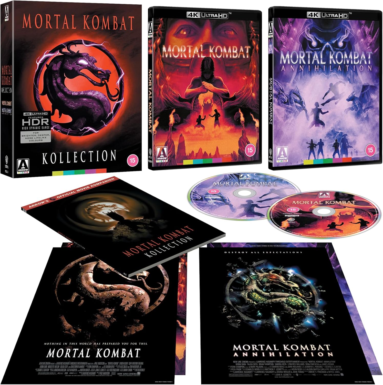 Mortal Kombat Kollection - Limited Edition (Import UK) (2 4K Ultra HD + Booklet) (NO AUDIO ITA)
