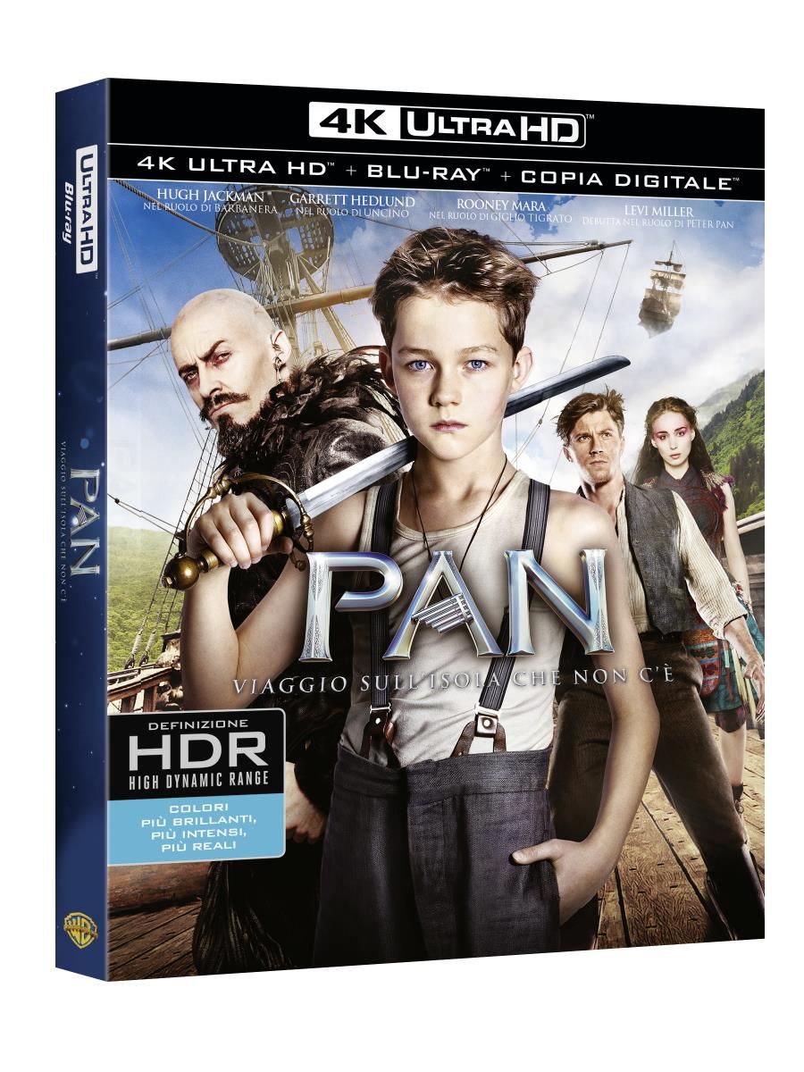 Pan - Viaggio sull'isola che non c'è (4K Ultra HD + Blu-Ray Disc)