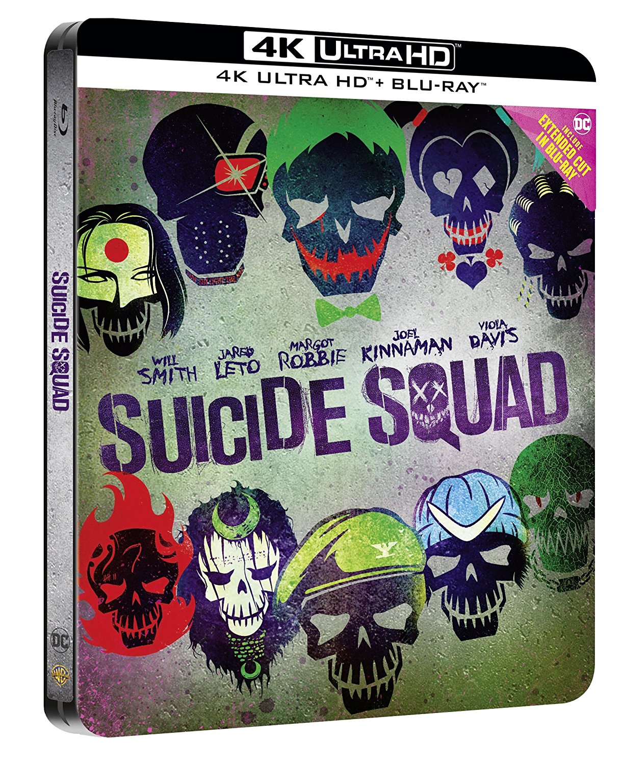 Suicide Squad - Extended Cut (4K Ultra HD + Blu-Ray Disc - Steelbook)