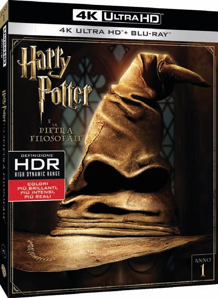 Harry Potter e la Pietra Filosofale (4K Ultra HD + Blu-Ray Disc)