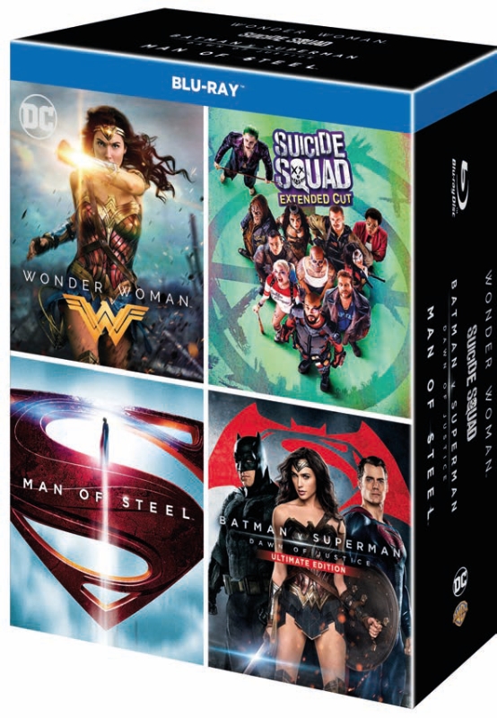 DC 4 Movies Boxset (4 Blu-Ray Disc)