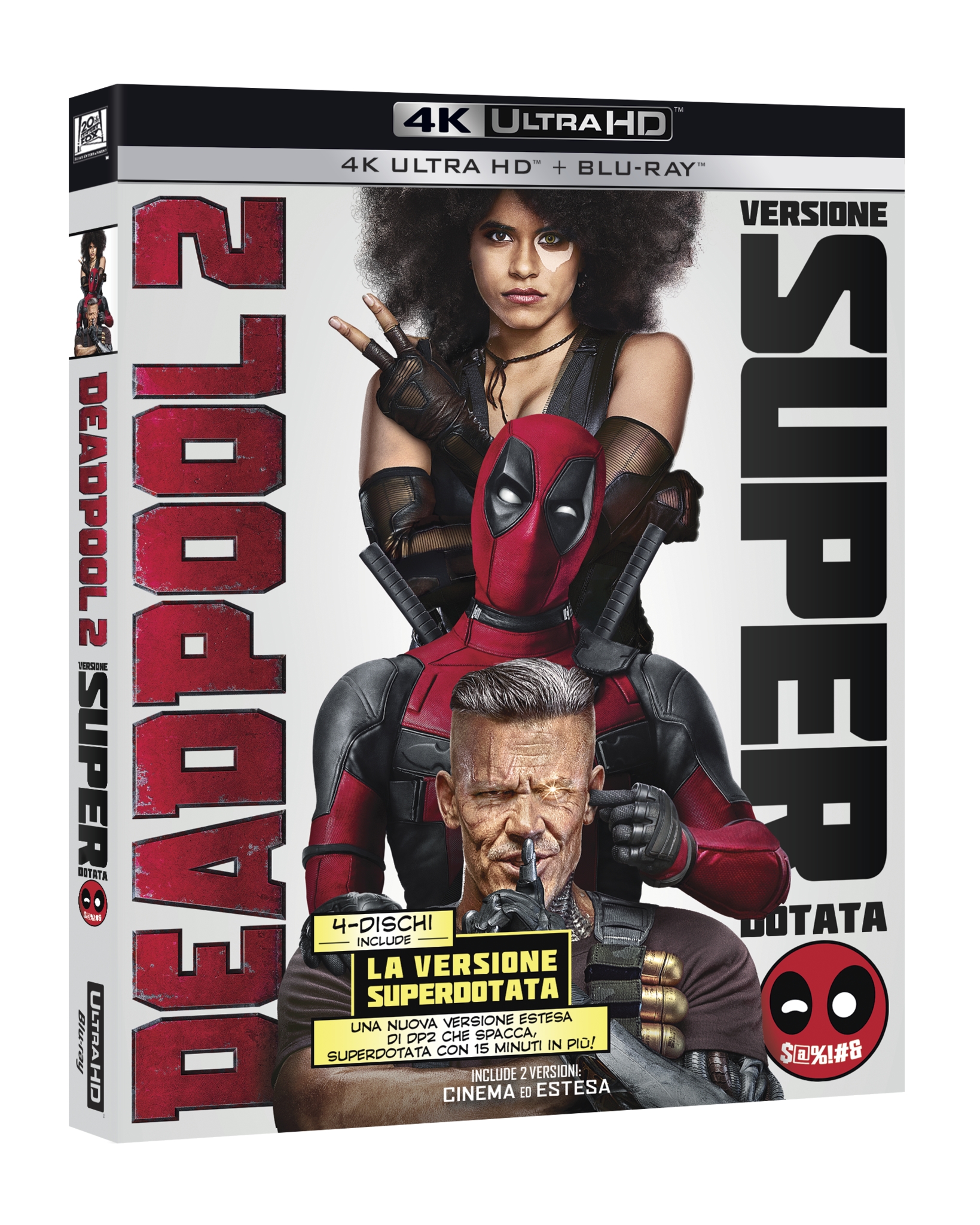 Deadpool 2 - Versione Super Dotata (2 4K Ultra HD + 2 Blu-Ray Disc)