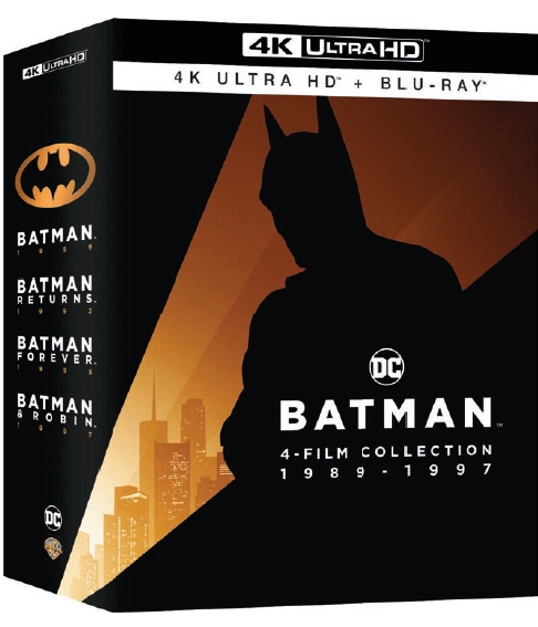 Batman - 4-Film Collection 1989 - 1997 (4 4K Ultra HD + 4 Blu-Ray Disc)
