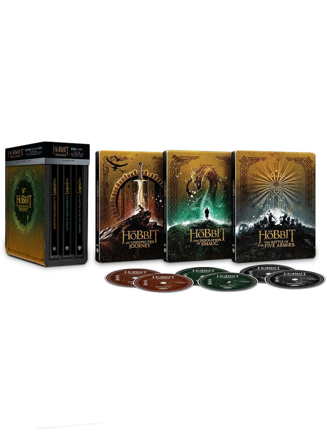 Lo Hobbit - La Trilogia (6 4K Ultra HD - SteelBook)