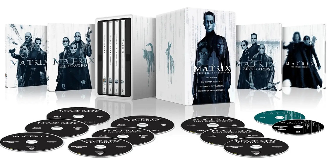 Matrix - 4 Film Déjà Vu Collection (4 4K Ultra HD + 7 Blu-Ray Disc - SteelBook)