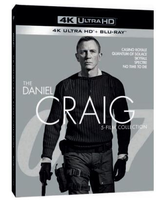 007 - Daniel Craig - 5 Film Collection (5 4K Ultra HD + 5 Blu-Ray Disc)