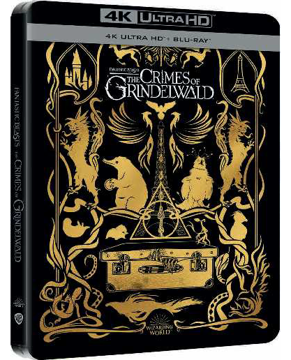 Animali Fantastici - I Crimini di Grindelwald (4K Ultra HD + Blu-Ray Disc - SteelBook)