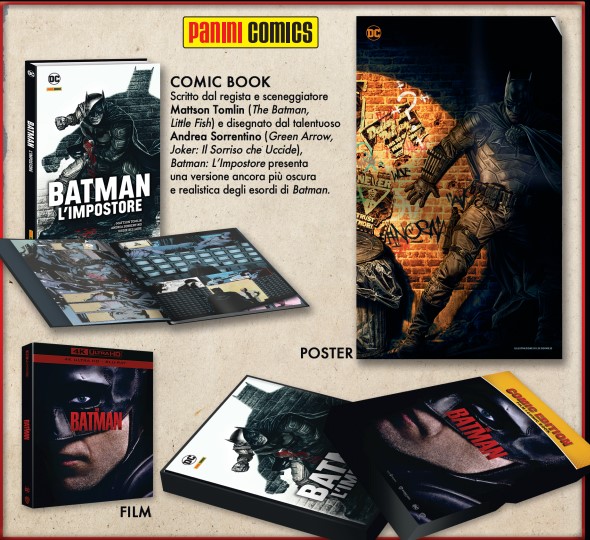 The Batman - Comic Edition (4K Ultra HD + Blu-Ray Disc + Book + Poster)