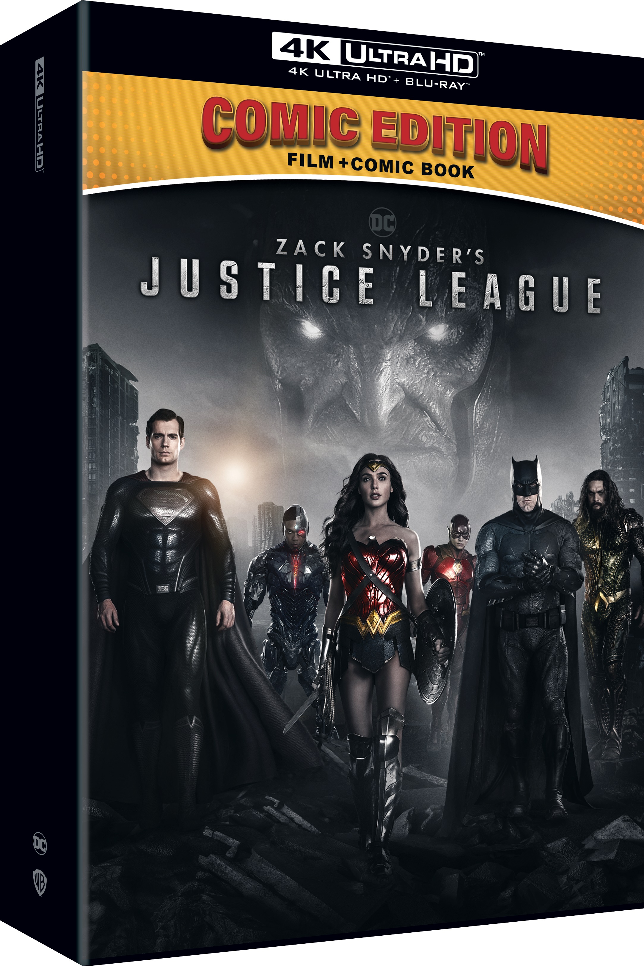 Zack Snyder's Justice League - Comic Edition (2 4K Ultra HD + 2 Blu-Ray Disc + Book + Poster)