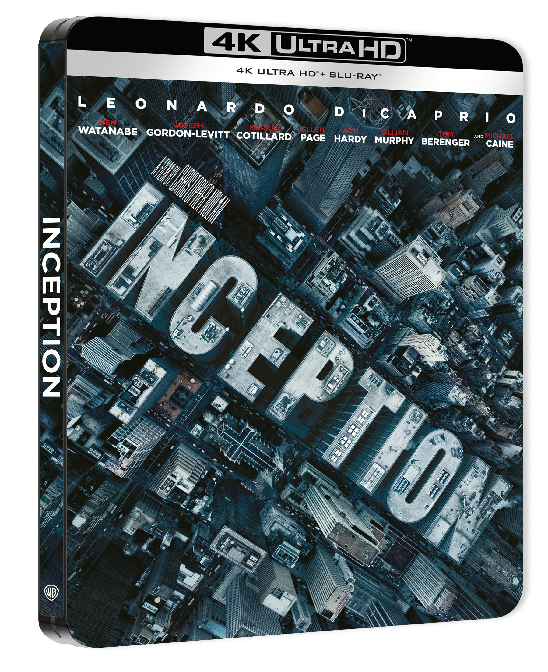 Inception (4K Ultra HD + 2 Blu-Ray Disc - Steelbook) — Steelbook 4K UHD