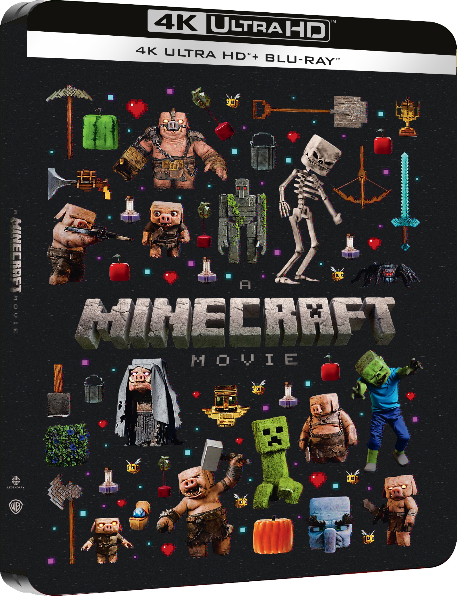 Un film Minecraft - Steelbook 1 Collectors (4K Ultra HD + Blu-Ray Disc - Steelbook)