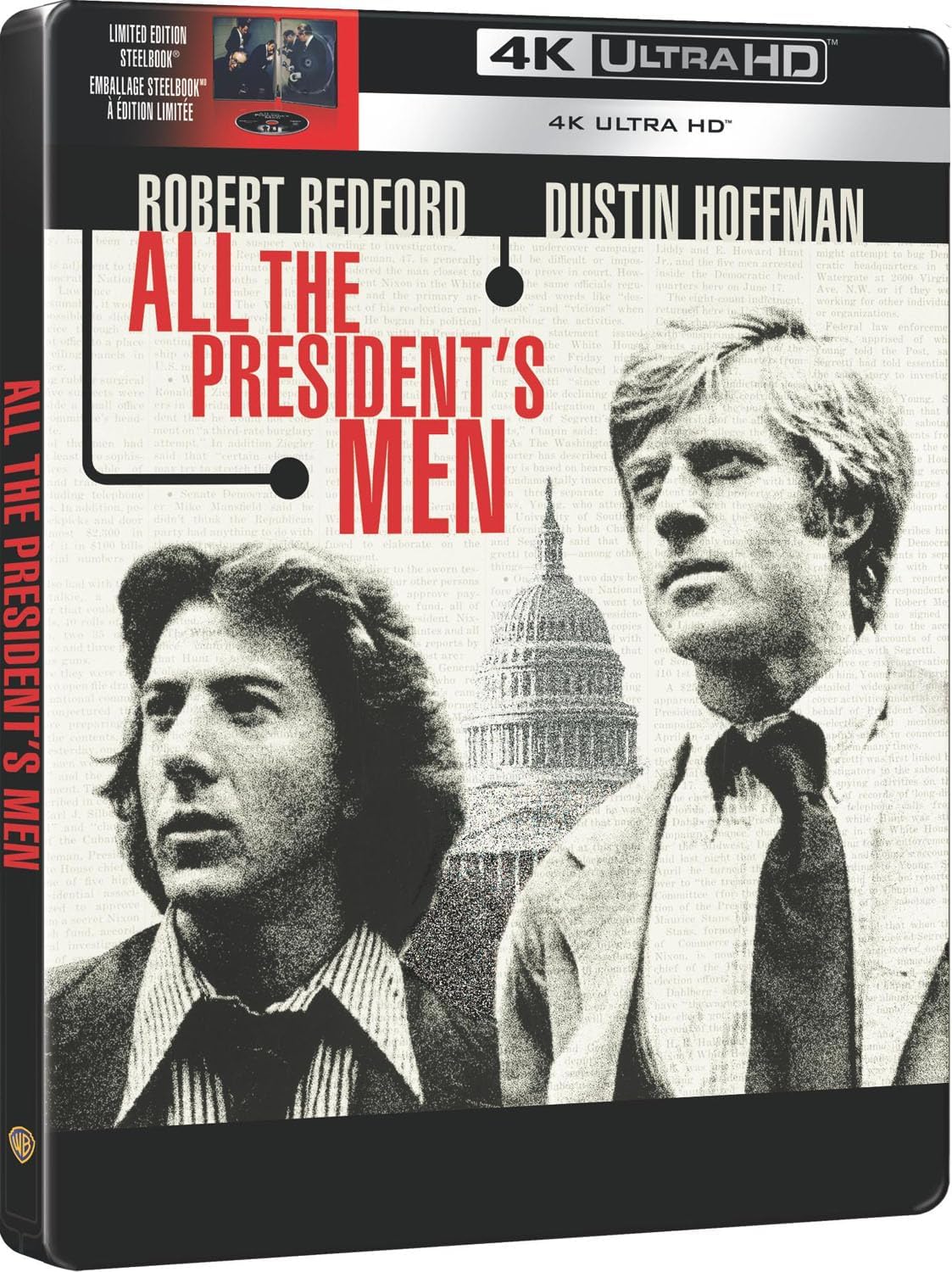 Tutti gli uomini del presidente (4K Ultra HD + Blu-Ray Disc - SteelBook)