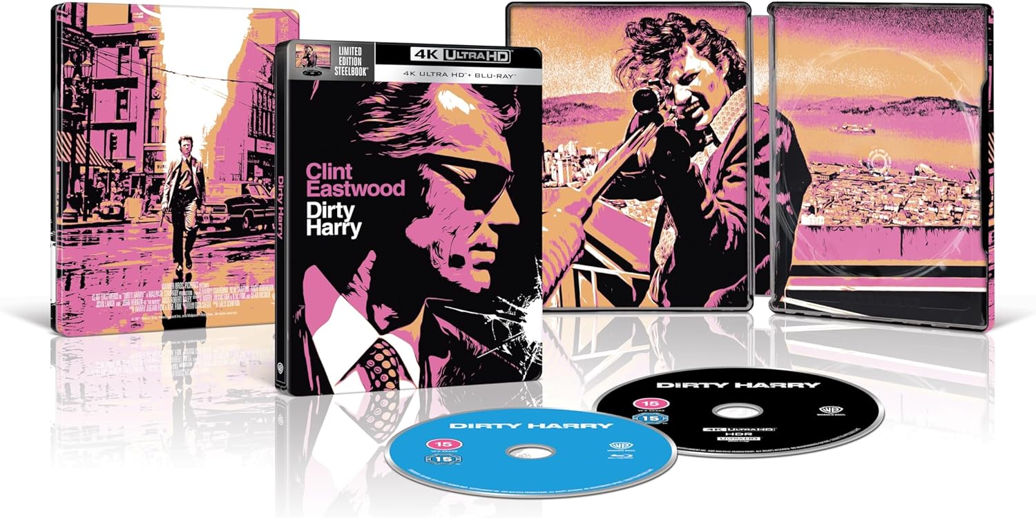 Dirty Harry (Import UK) (4K Ultra HD + Blu-Ray Disc - Steelbook)