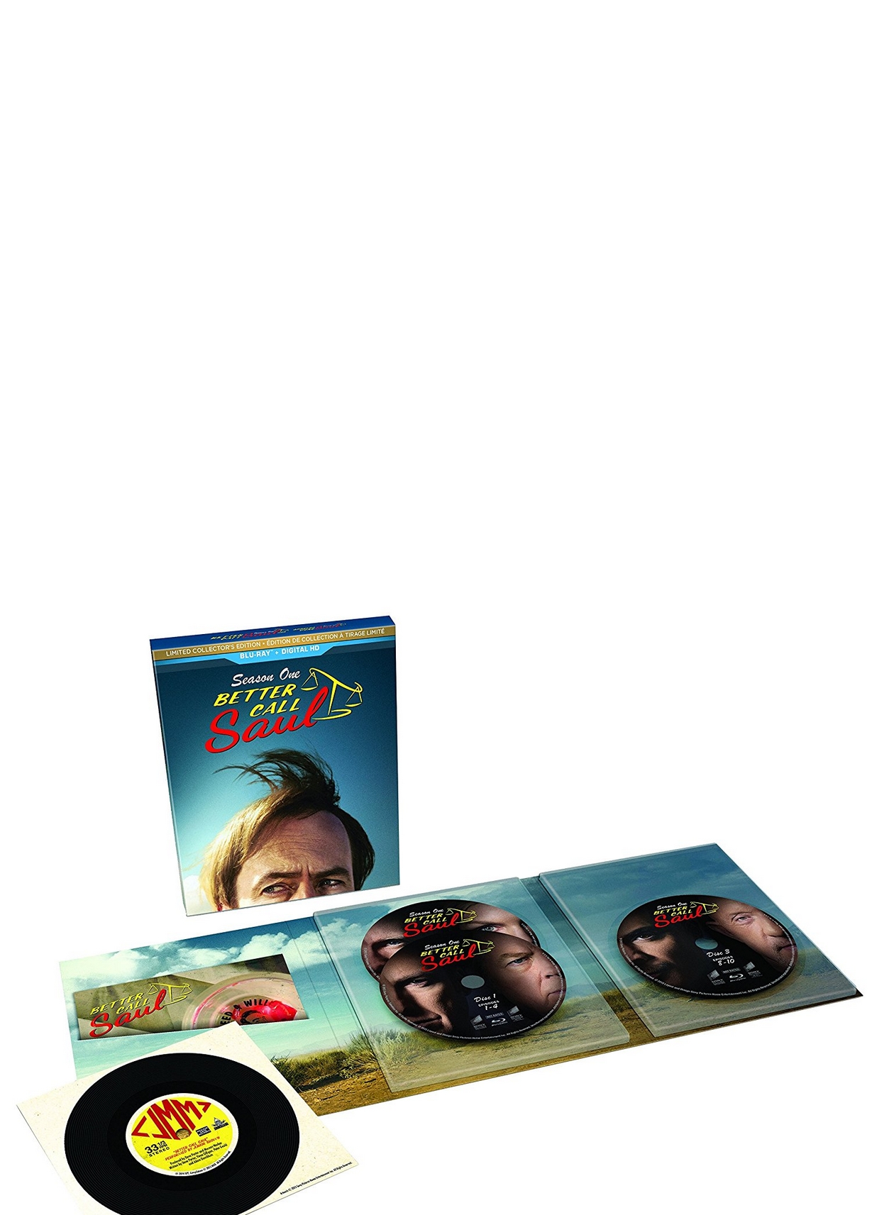 Better Call Saul - Stagione 1 - Vinyl Limited Edition (3 Blu-Ray Disc)
