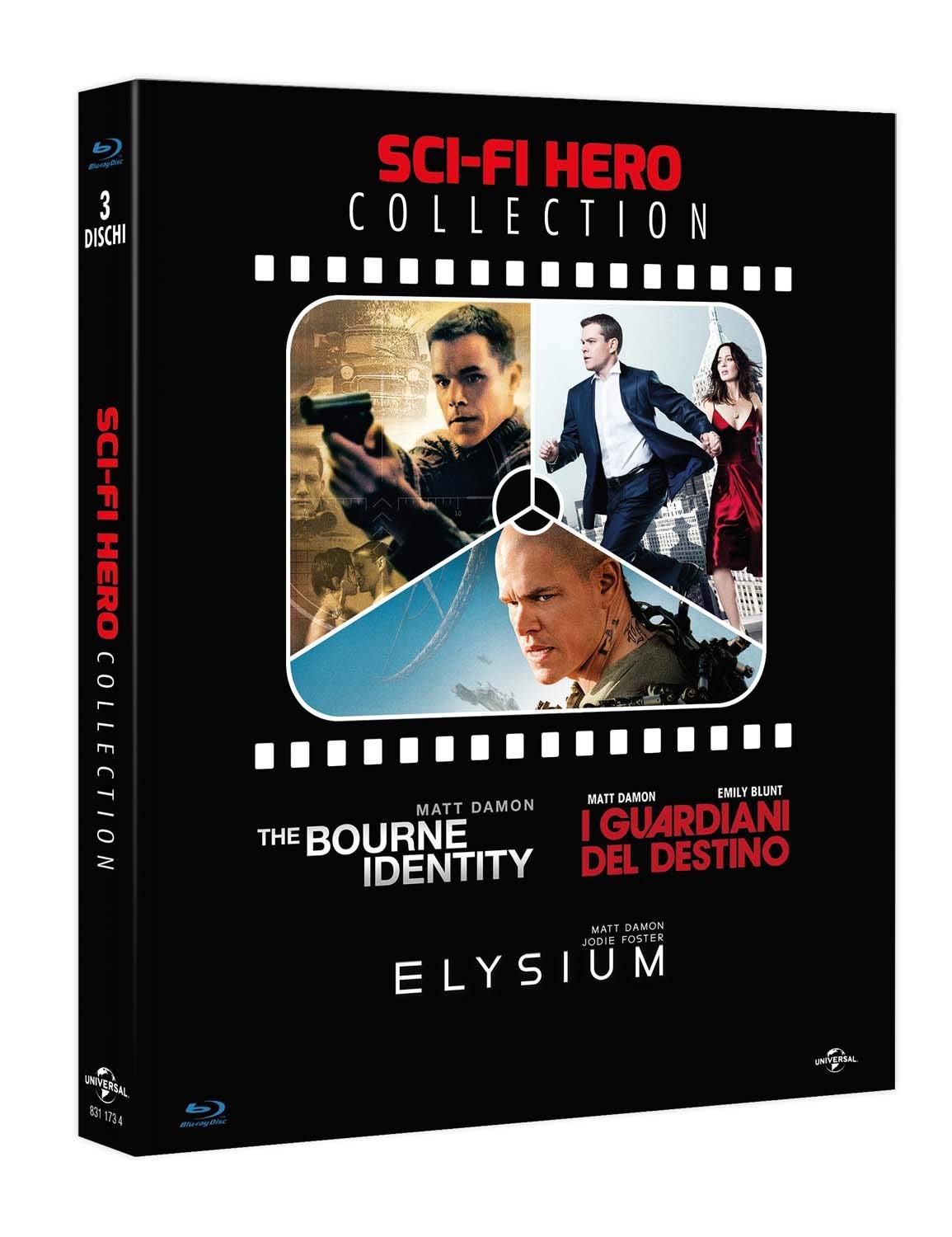 Sci-Fi Hero Collection - Matt Damon (3 Blu-Ray Disc)