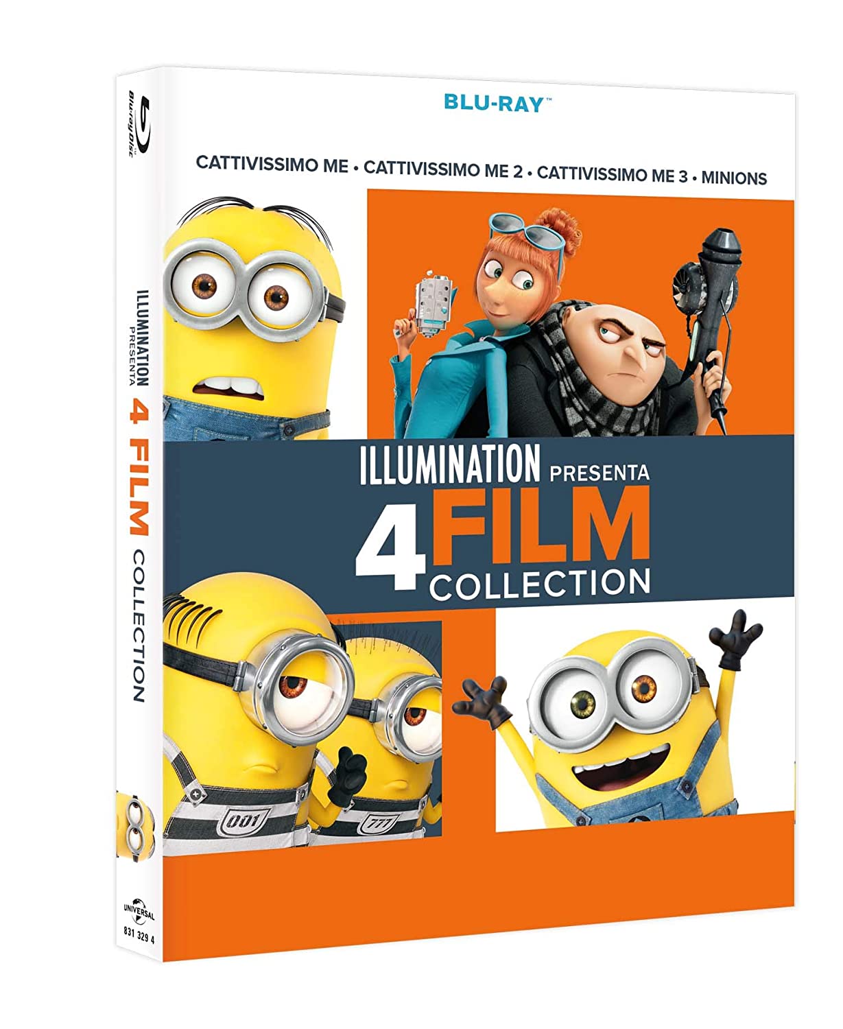 Cattivissimo Me 1-3 + Minions 4 Film Collection (4 Blu-Ray Disc)