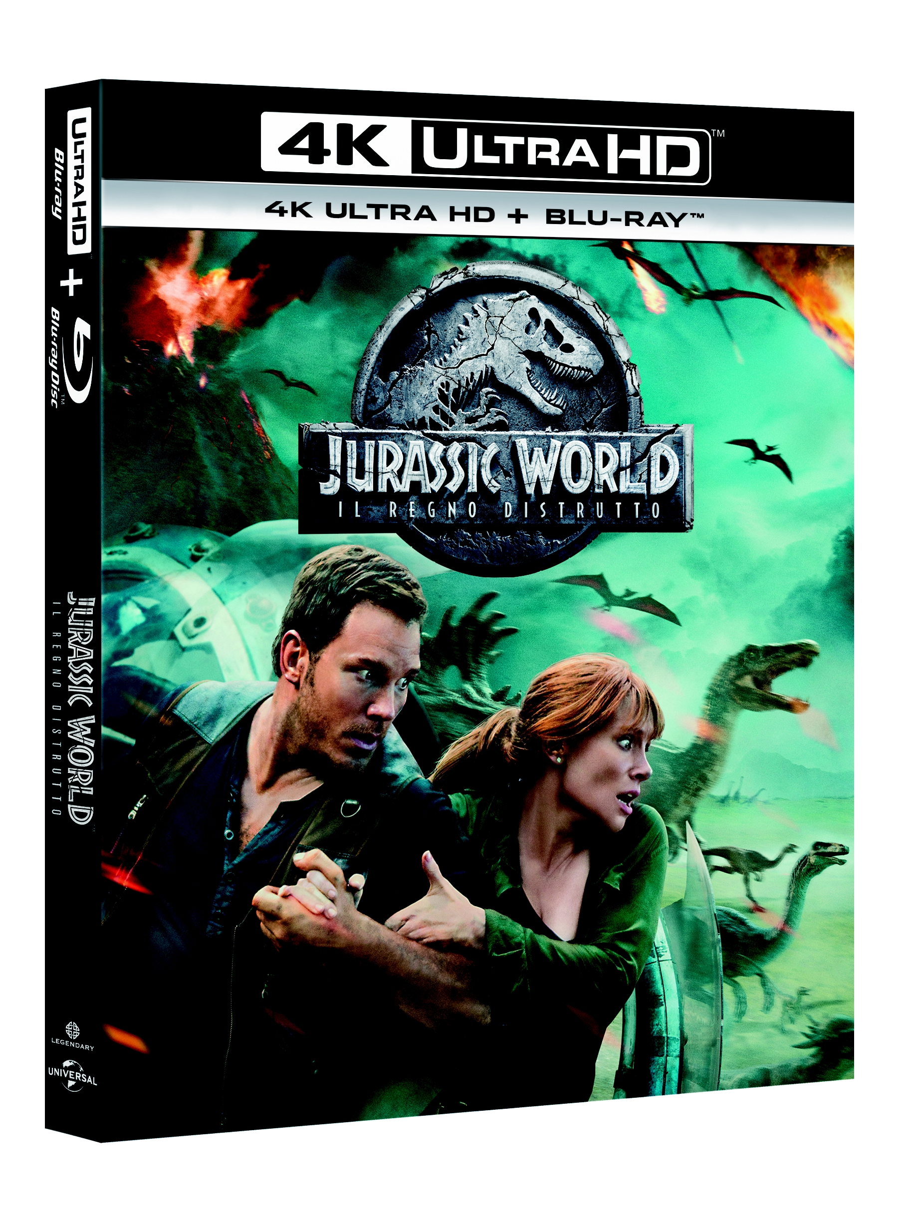 Jurassic World - Il regno distrutto (4K Ultra HD + Blu-Ray Disc)