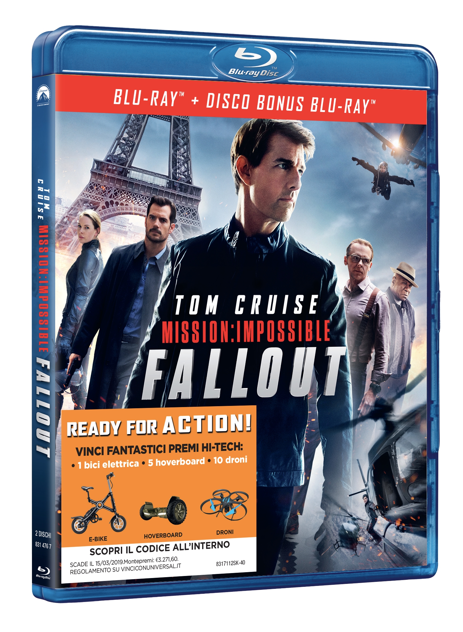 Mission: Impossible - Fallout (Blu-Ray Disc + Bonus Disc)