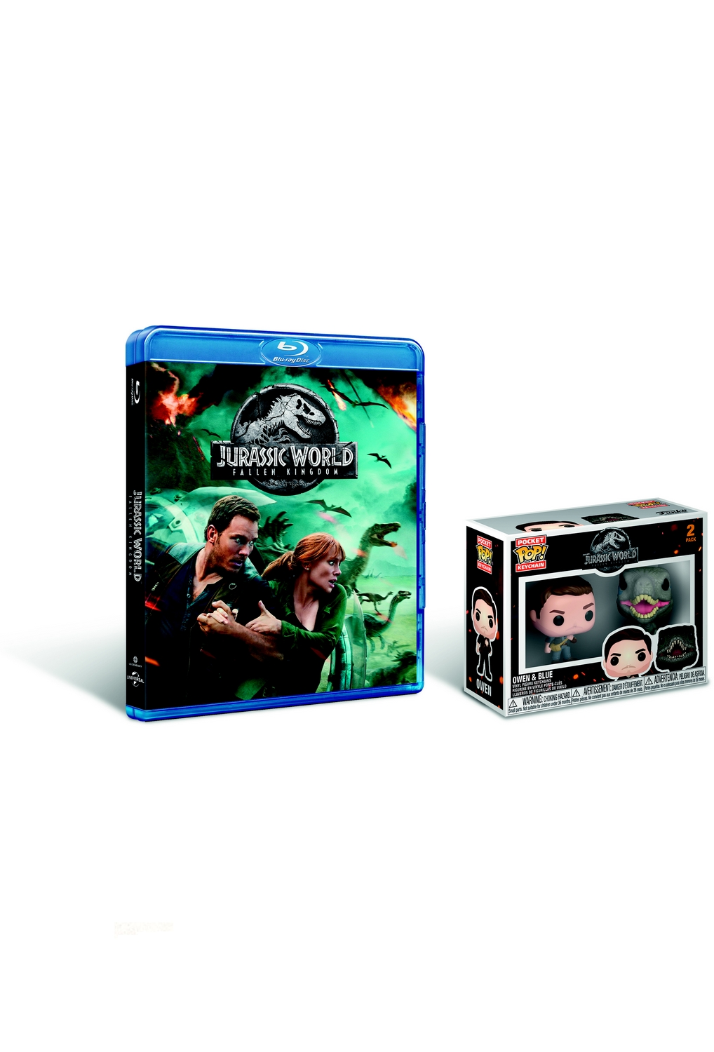 Jurassic World - Il regno distrutto - Exclusive Limited GiftSet (Blu-Ray Disc + 2 Funko Pocket Pop!)
