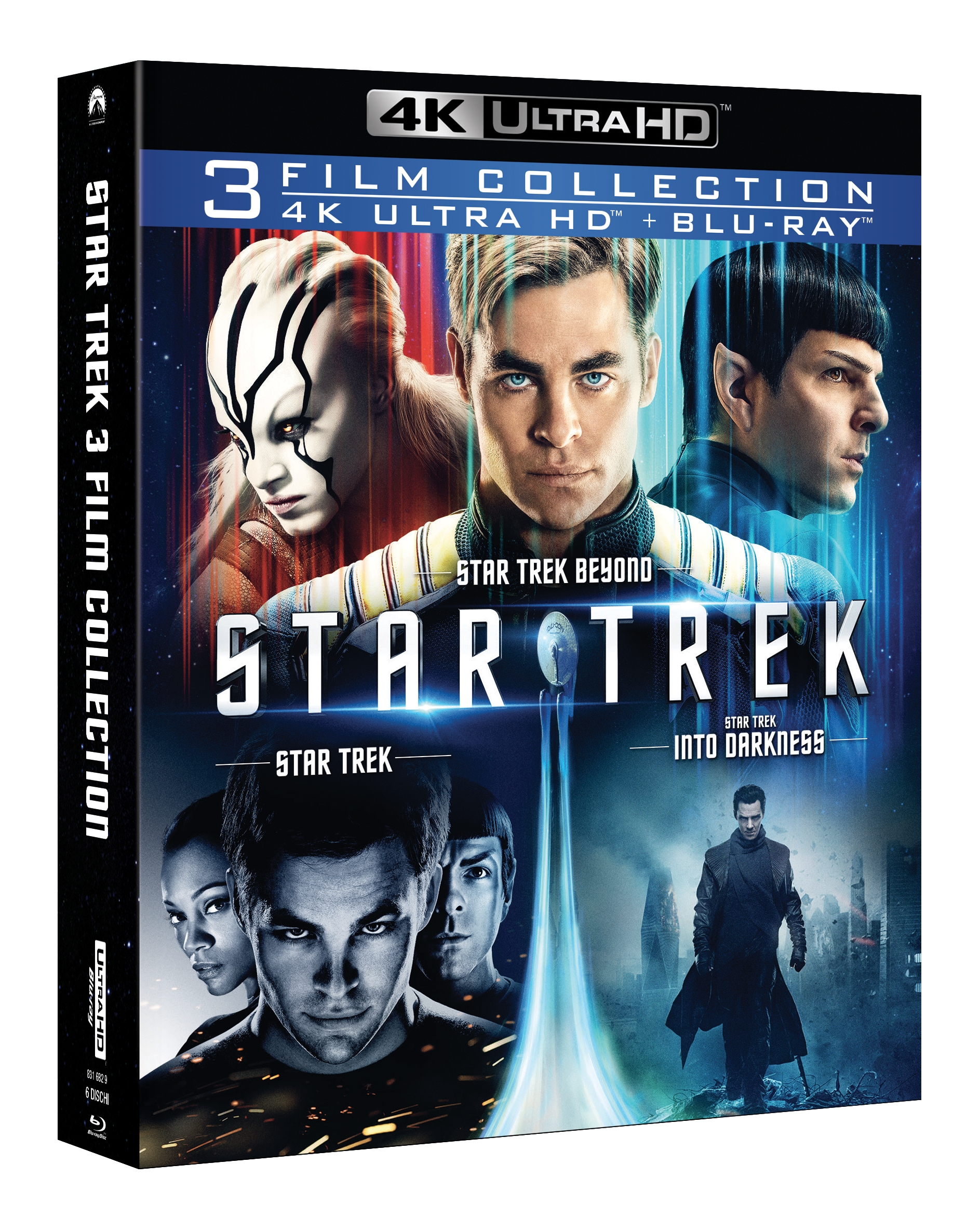 Star Trek 3 Film Collection (3 4K Ultra HD + 3 Blu-Ray Disc)