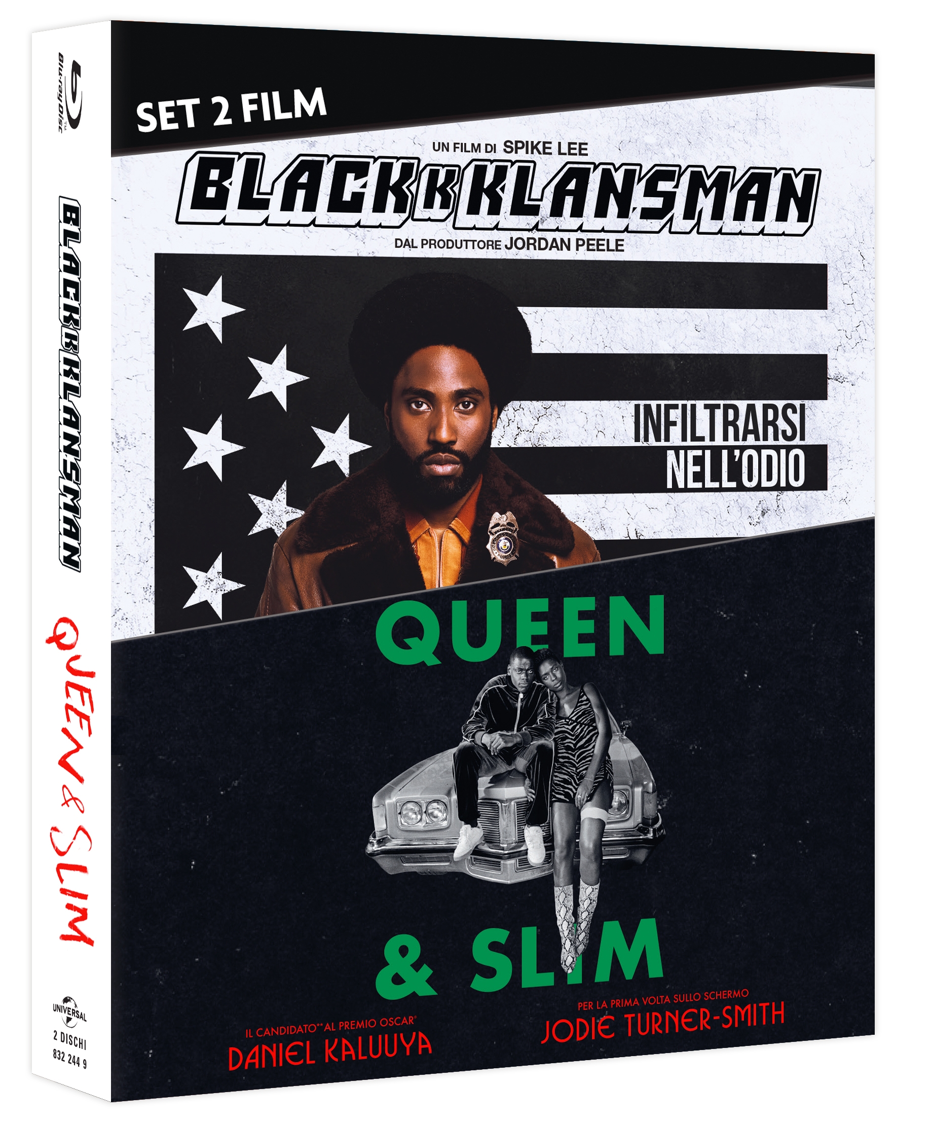 BlacKkKlansman  + Queen & Slim (2 Blu-Ray Disc)